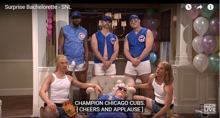 Cubs Appear on SNL As Male Strippers