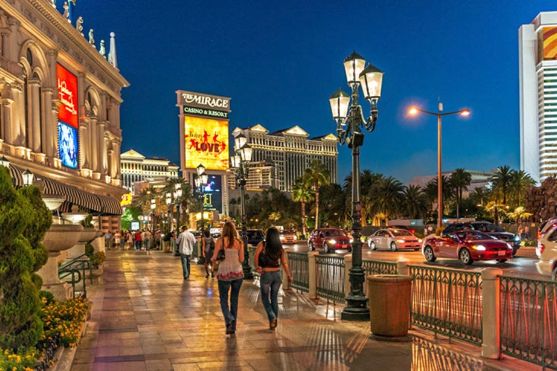 Las Vegas Strip outside of the Venetian