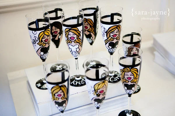 bachelorette party glasses